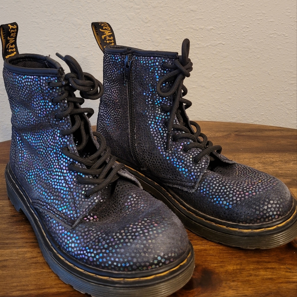 Dr. Marten Glitter Junior 1460 Boots, size 3